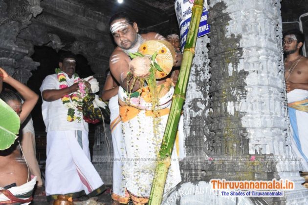 pathakal abishekam in tiruvannamali temple festival