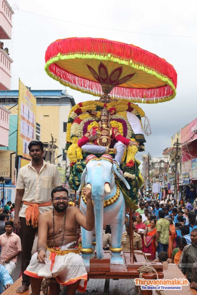 elephant vahanam - annamalaiyar - karthigai deepam festival 2023