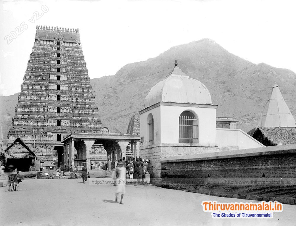 tiruvannamalai annamalaiyat temple gopuram old pics